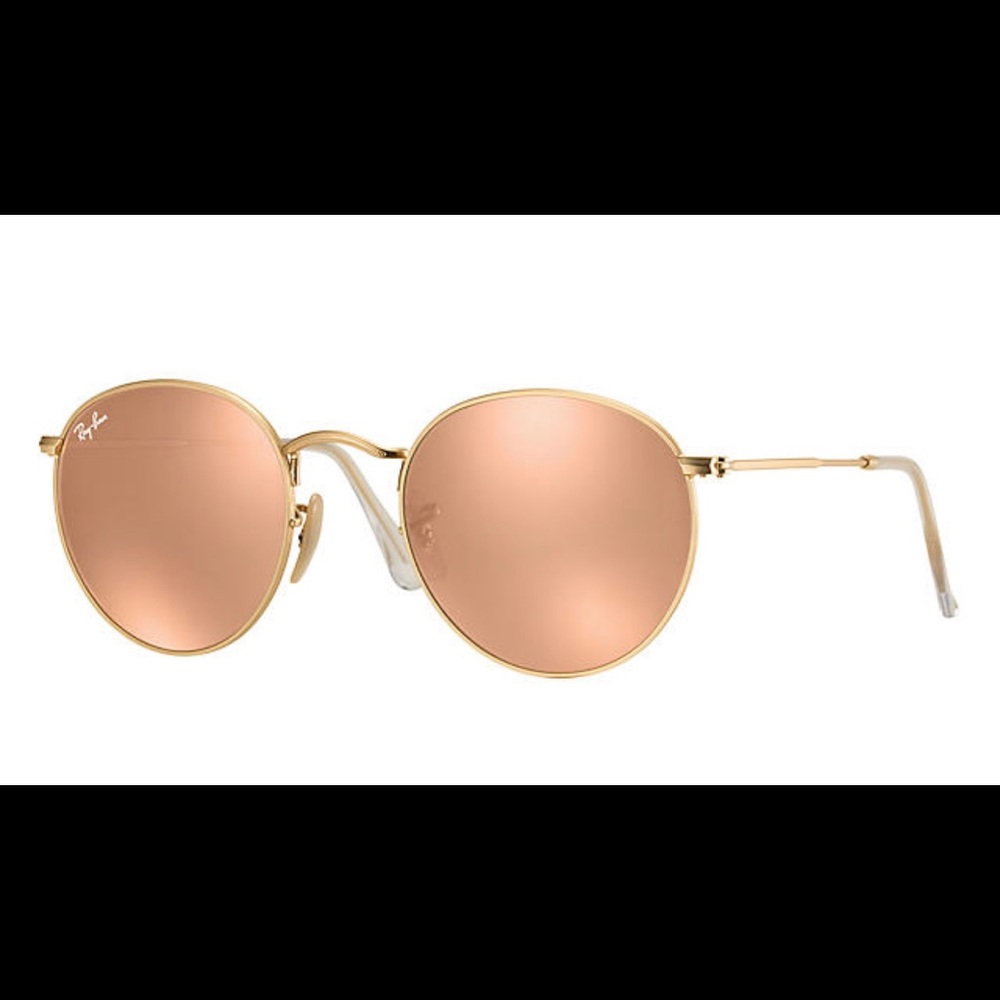 Ray Ban Round Flash Lense Sunglasses